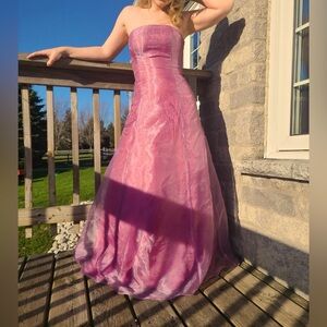 Vintage y2k purple prom/grad dress size small